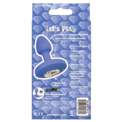 Cheeky Gems Rechargeable Vibrating Pro...