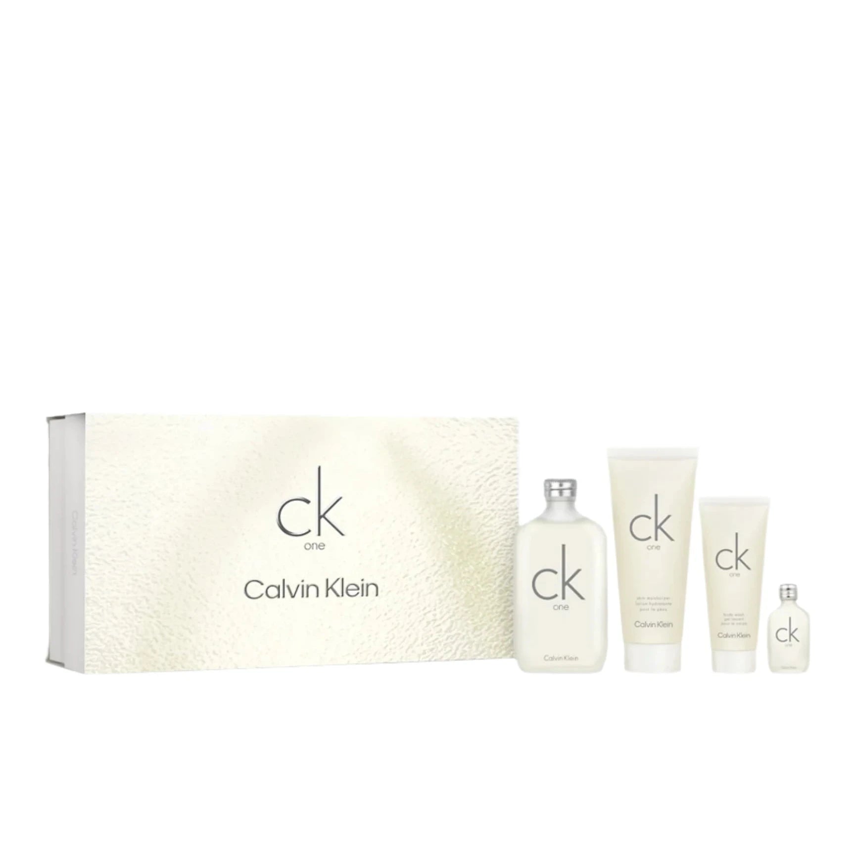 CK ONE 4PC SET, UNISEX GIFT SET, EDT-Pinkfoxxx