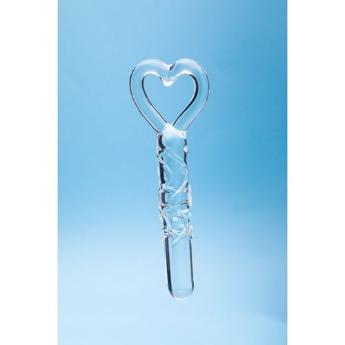 CLARITY GLASS DILDO HERA'S CARESS - CRECLA13