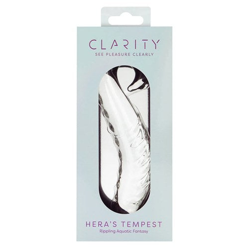 Clarity Glass Dildo Hera's Tempest
