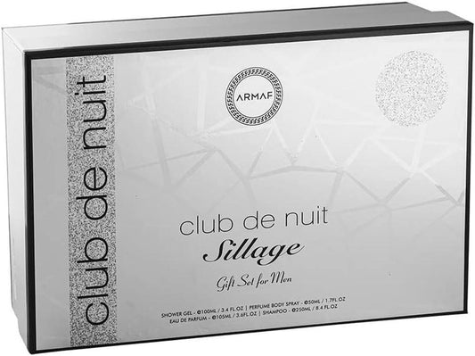 CLUB SILLAGE 4PC SET, MEN'S GIFT SET, EDP-Pinkfoxxx