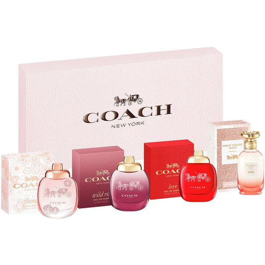 COACH 4PC MINI SET, WOMEN'S GIFT SET, EDP-Pinkfoxxx