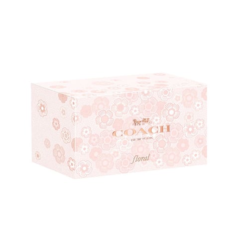 COACH NEW YORK FLORAL 3PC SET, WOMEN'S GIFT SET, EDP-Pinkfoxxx