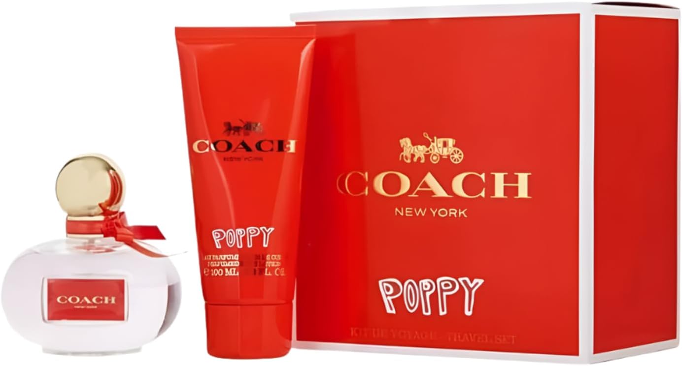 COACH POPPY 2PC SET, WOMEN'S GIFT SET, EDP-Pinkfoxxx