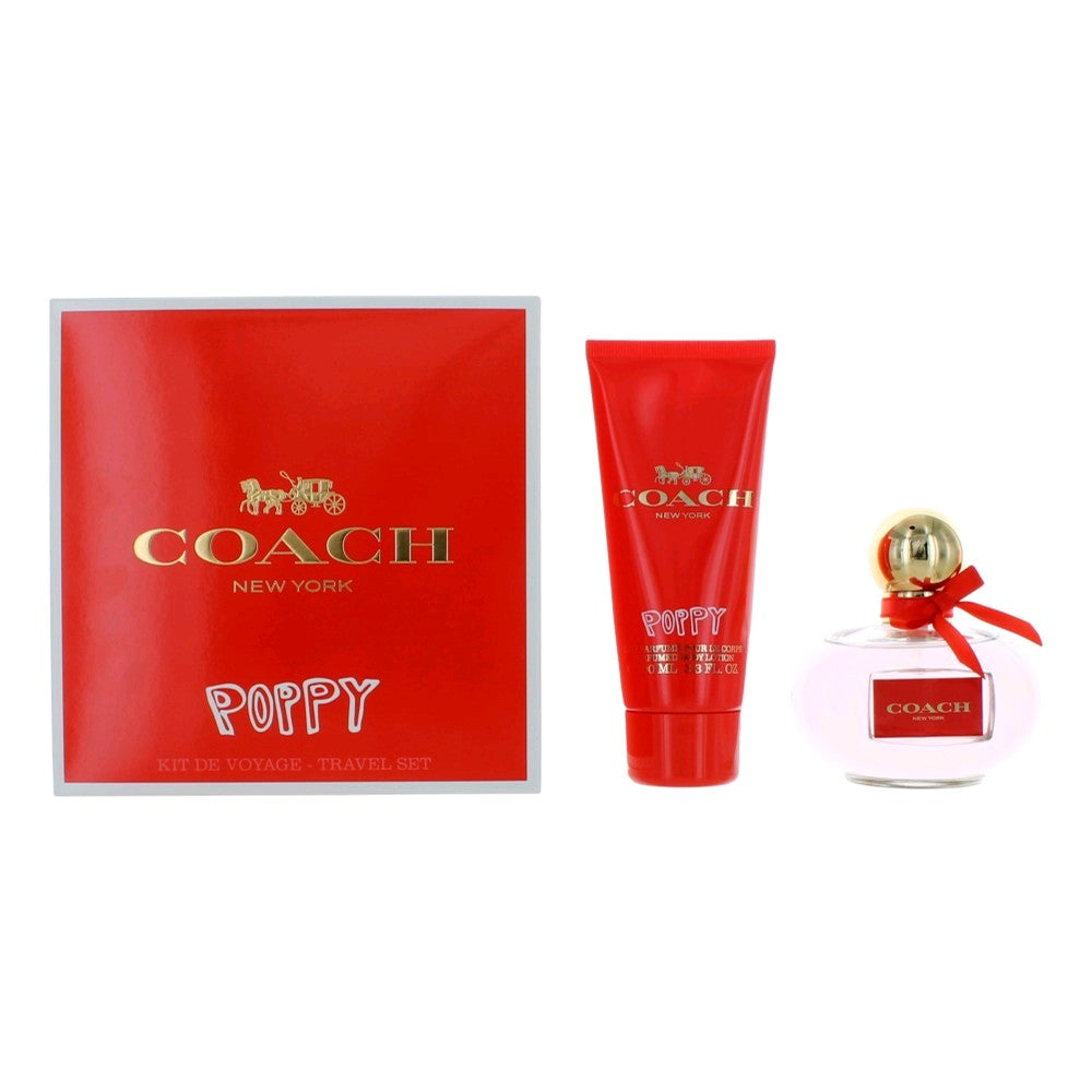 COACH POPPY 2PC SET, WOMEN'S GIFT SET, EDP-Pinkfoxxx