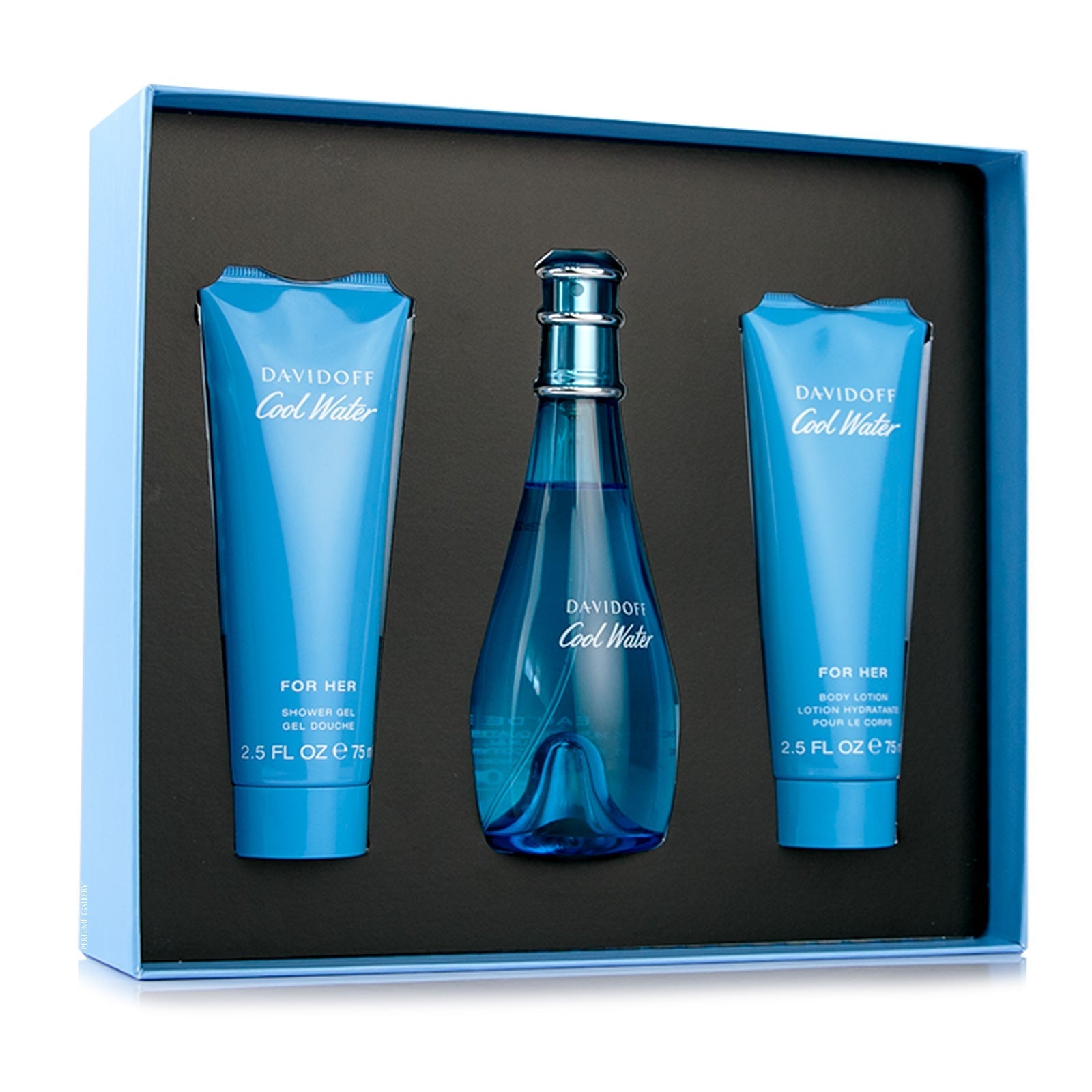COOL WATER WOMAN 3PC SET, WOMEN'S GIFT SET, EDT-Pinkfoxxx