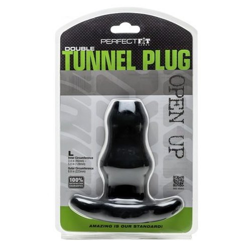 D-TUNNEL PLUG LARGE BLACK - PERHP08B