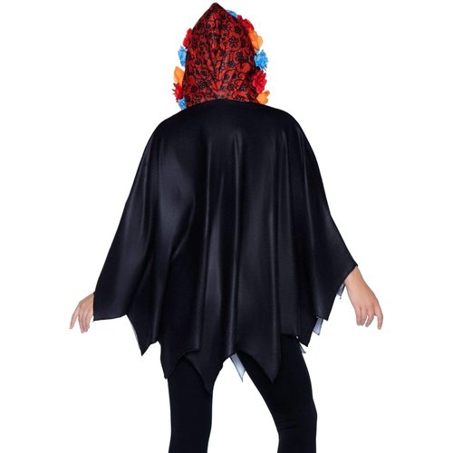 Day of the Dead Costume Poncho - 86917 10122