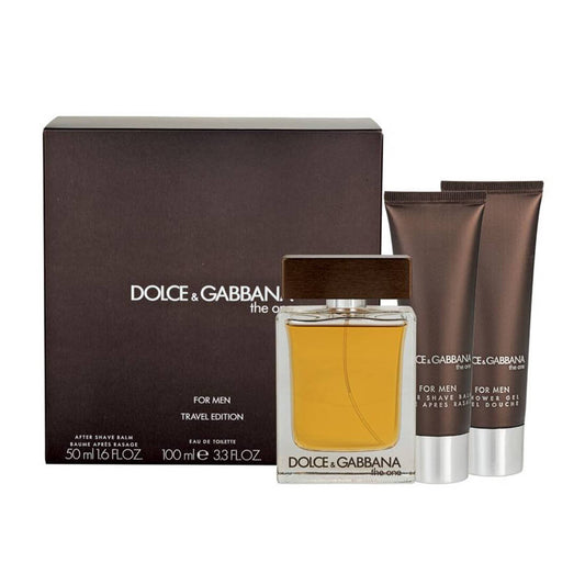 D&G THE ONE 3PC SET, MEN'S GIFT SET, EDT-Pinkfoxxx