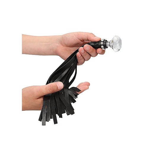 DIAMOND STUDDED WHIP BLACK - SHTOU576BLK