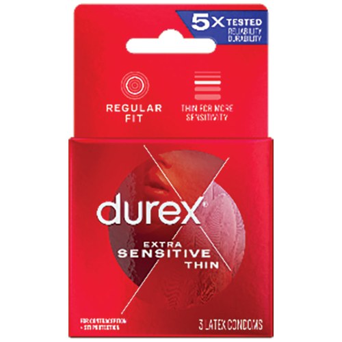 Durex Extra Sensitive Condoms (3 Pack)