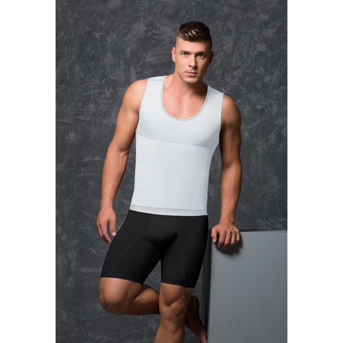 Undershirt Strong Control-Hardens abs Supports back. This is a comfortable shapewear with