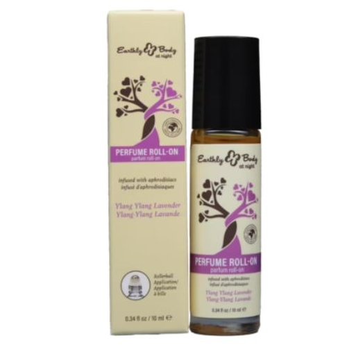 EARTHLY BODY AT NIGHT ROLL-ON PERFUME APHRODISIAC COLLECTION YLANG YLANG LAVENDER 10ML - EBHSBNP034