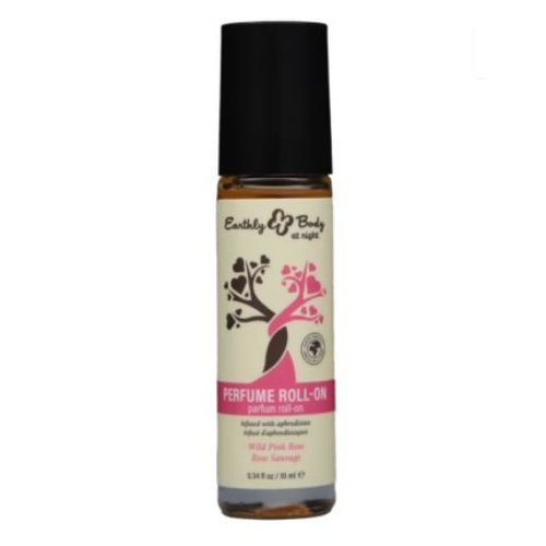 EARTHLY BODY AT NIGHT ROLL-ON PERFUME APHRODISIAC COLLECTION WILD PINK ROSE 10ML - EBHSBNP032