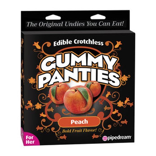 EDIBLE CROTCHLESS GUMMY PANTIES PEACH