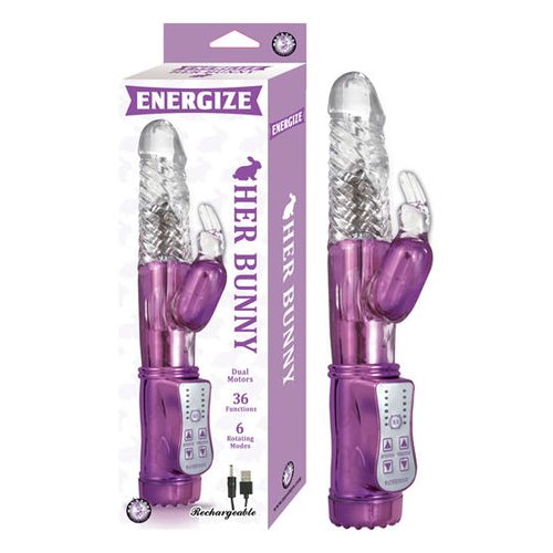 ENERGIZE HER BUNNY 1 PURPLE RABBIT VIBRATOR