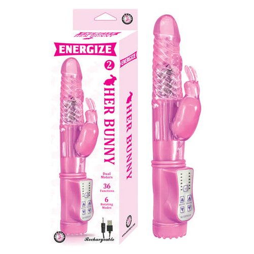 ENERGIZE HER BUNNY 2 PINK RABBIT VIBRATOR