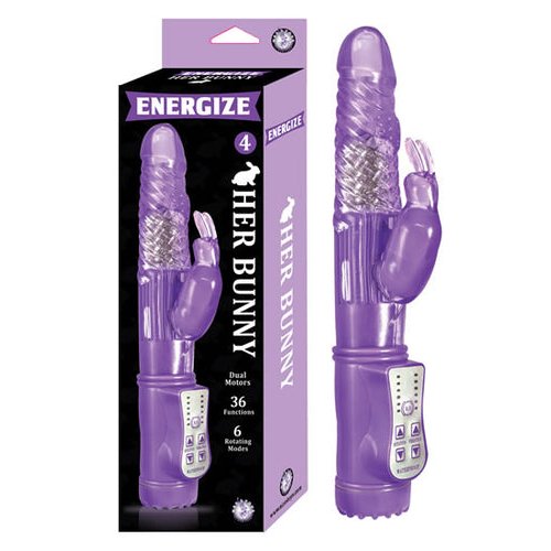 ENERGIZE HER BUNNY 4 PURPLE RABBIT VIBRATOR