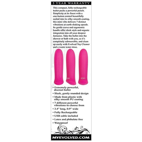 Evolved Pretty In Pink Rechargeable-Pink 3.4