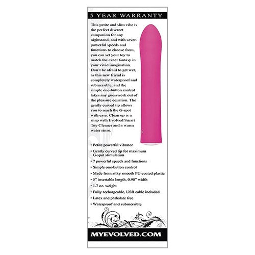 Evolved Rechargeable G Spot-Pink
