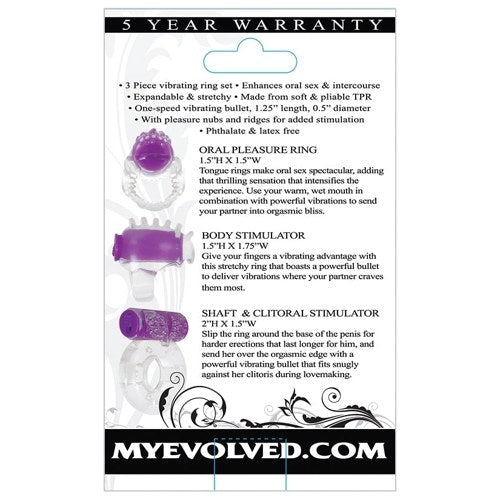 Evolved Ring True Unique Pleasure Rings