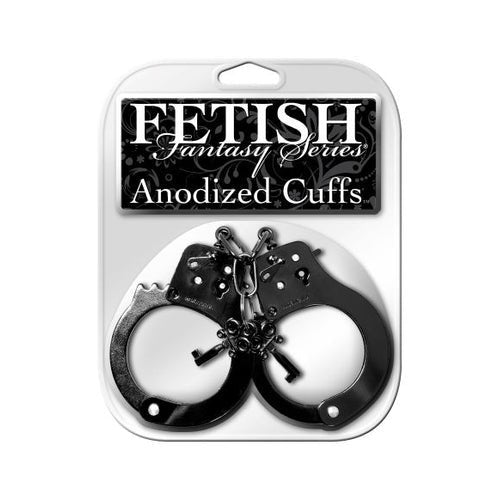 FETISH FANTASY ANODIZED CUFFS BLACK - PD381623