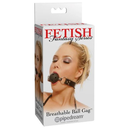 FETISH FANTASY BREATHABLE BALL GAG W/ ADJUSTABLE STRAP