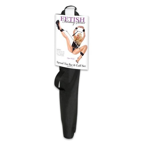 FETISH FANTASY SPREAD EM BAR & CUFFS SET - PD371600