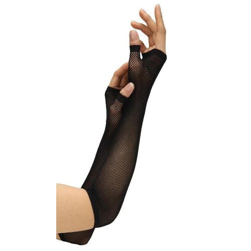 FISHNET SLEEVES BLACK - XGBLW6508