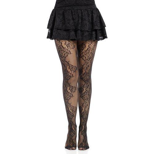 Fleurine Eyelet Lace Tights - 9921 00122