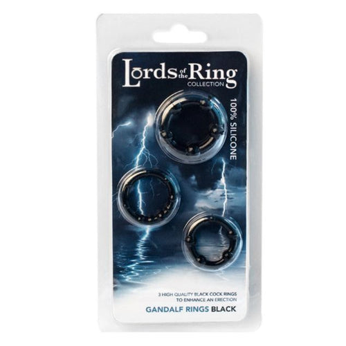 LORD OF THE COCK RINGS GANDALF BLACK - FRRING014001