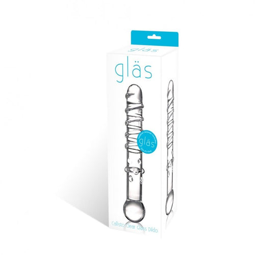 GLAS CALLISTO CLEAR GLASS DILDO - ELGLAS78