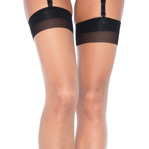 Grace Cuban Contrast Heel Stockings - 1024 01022