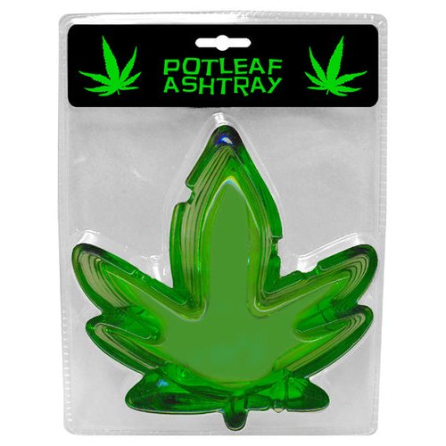 GREEN POTLEAF ASHTRAY