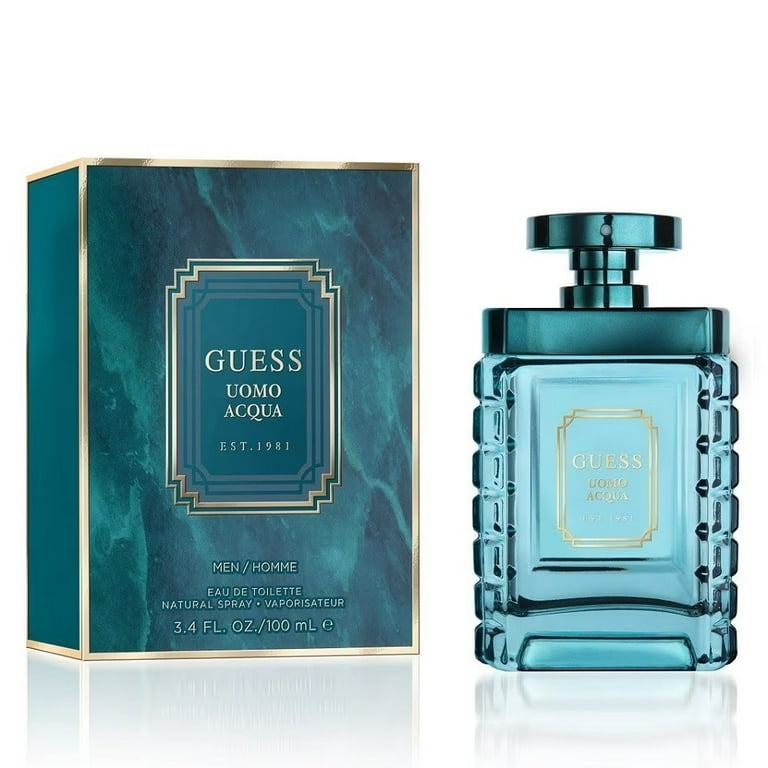 GUESS UOMO ACQUA 3.4OZ, MEN'S PERFUME, EDT-Pinkfoxxx