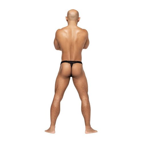 HEART BREAKER MICRO V THONG BLACK L/XL - MP454279BKLX