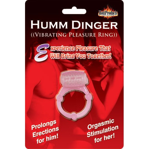 HUMM DINGER PENIS RING CLIT STIM MAGENTA