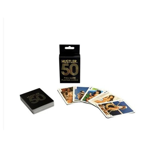 HUSTLER 50 FULL NUDE PLAYING CARDS