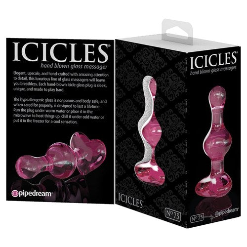 Icicles No.75 Heart Shaped Plug-Pink