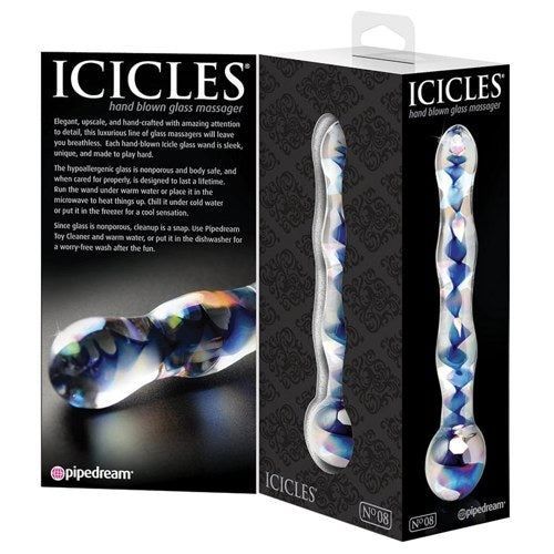 Icicles No.8-Blue Swirl 7