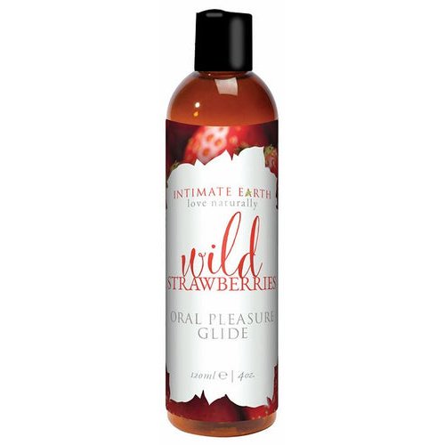 INTIMATE EARTH GLIDE STRAWBERRY 4 OZ - IE042120
