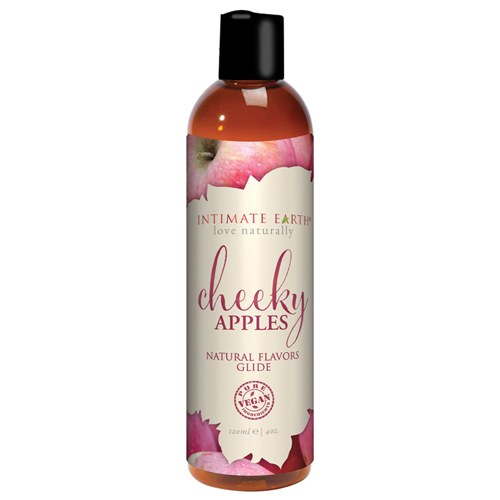 Intimate Earth Oral Pleasure Glide-Cheeky Apples 4oz