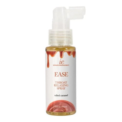 INTIMATE ENHANCEMENTS EASE THROAT RELAXING SPRAY SALTED CARAMEL 2OZ