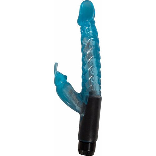 JELLY MINI RABBIT VIBRO WAND BLUE