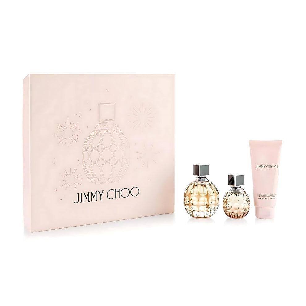 JIMMY CHOO 3PC SET, WOMEN'S GIFT SET, EDP-Pinkfoxxx