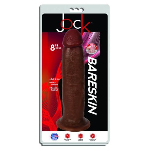 JOCK BARESKIN 8IN LATTE DILDO - CN09060812