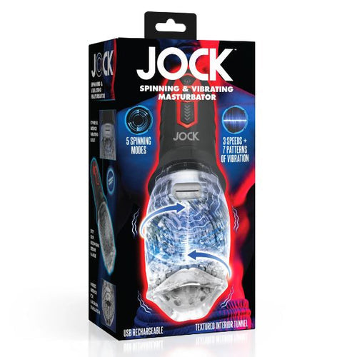 JOCK SPINNING & VIBRATING MASTURBATOR - CN09095600