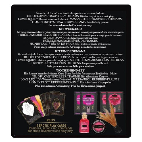 Kama Sutra The Weekender Kit-Strawberry Dreams