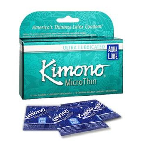KIMONO MICROTHIN W/AQUA LUBE 12PK - KM06012