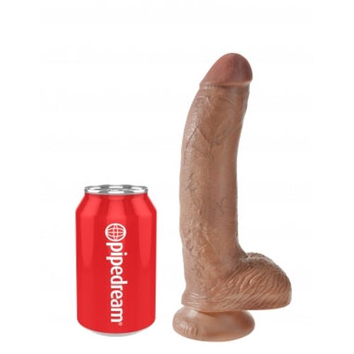 KING COCK 9 IN COCK W/BALLS TAN - PD550822